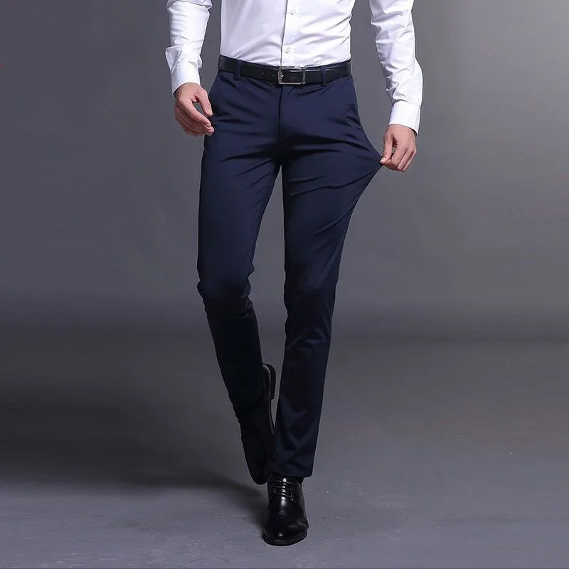 KOOP 1 EN KRIJG 2 | Klassieke Nette Broek Gentleman 2025 + Gratis Leren Nette Riem