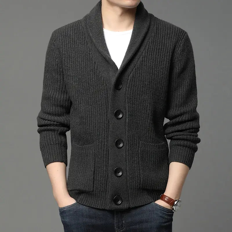 Heren Gebreide Cardigan