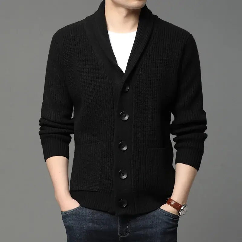 Heren Gebreide Cardigan