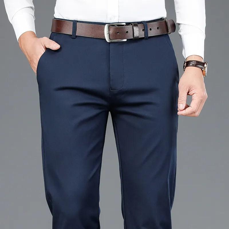 KOOP 1 EN KRIJG 2 | Klassieke Nette Broek Gentleman 2025 + Gratis Leren Nette Riem