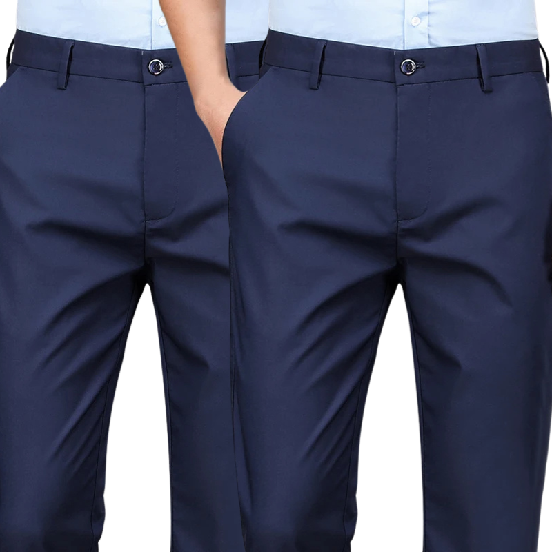 KOOP 1 EN KRIJG 2 | Klassieke Nette Broek Gentleman 2025 + Gratis Leren Nette Riem
