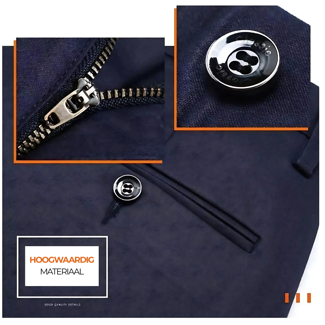 KOOP 1 EN KRIJG 2 | Klassieke Nette Broek Gentleman 2025 + Gratis Leren Nette Riem