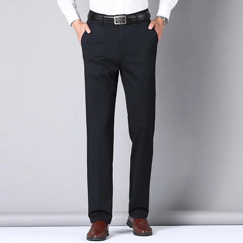 KOOP 1 EN KRIJG 2 | Klassieke Nette Broek Gentleman 2025 + Gratis Leren Nette Riem