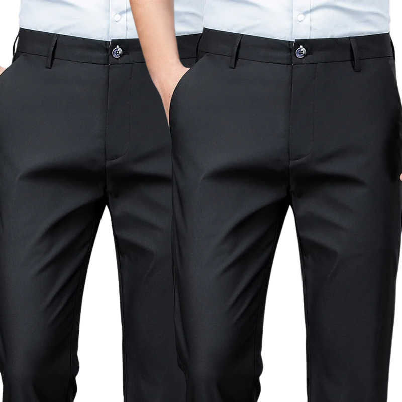 KOOP 1 EN KRIJG 2 | Klassieke Nette Broek Gentleman 2025 + Gratis Leren Nette Riem