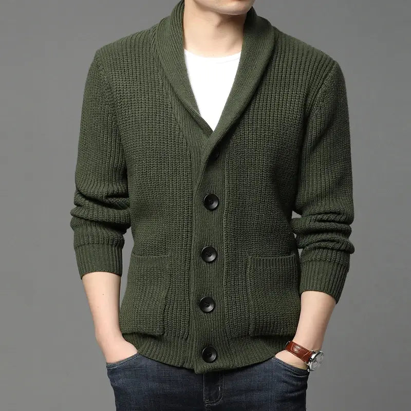 Heren Gebreide Cardigan