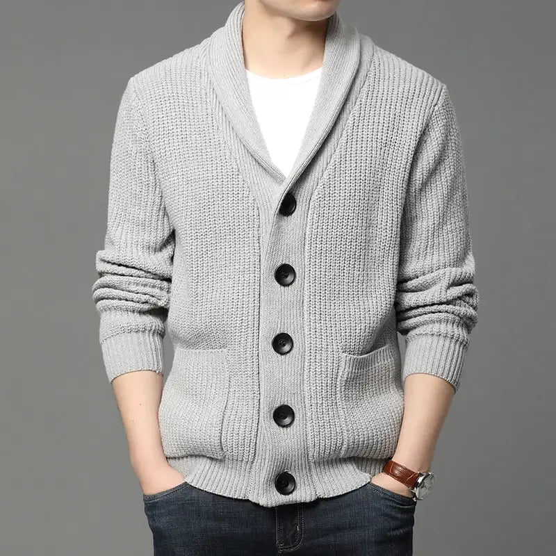 Heren Gebreide Cardigan