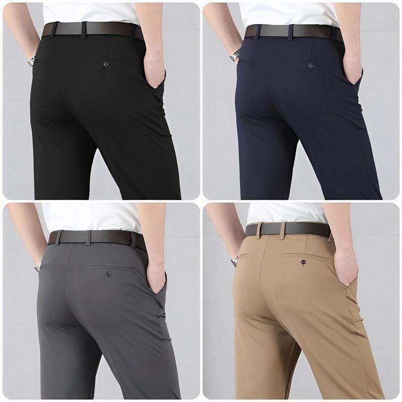 KOOP 1 EN KRIJG 2 | Klassieke Nette Broek Gentleman 2025 + Gratis Leren Nette Riem