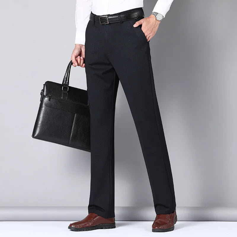 KOOP 1 EN KRIJG 2 | Klassieke Nette Broek Gentleman 2025 + Gratis Leren Nette Riem