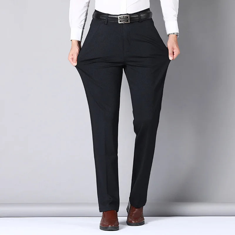 KOOP 1 EN KRIJG 2 | Klassieke Nette Broek Gentleman 2025 + Gratis Leren Nette Riem
