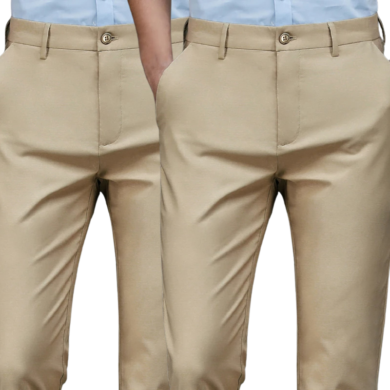 KOOP 1 EN KRIJG 2 | Klassieke Nette Broek Gentleman 2025 + Gratis Leren Nette Riem
