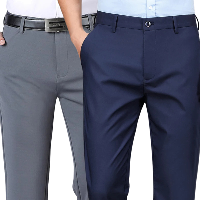 KOOP 1 EN KRIJG 2 | Klassieke Nette Broek Gentleman 2025 + Gratis Leren Nette Riem