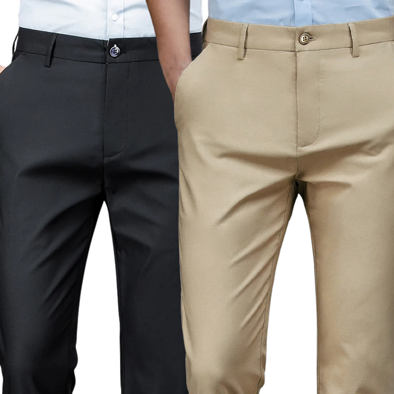 KOOP 1 EN KRIJG 2 | Klassieke Nette Broek Gentleman 2025 + Gratis Leren Nette Riem