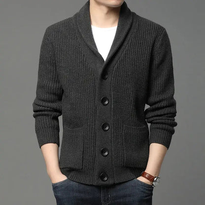 Heren Gebreide Cardigan
