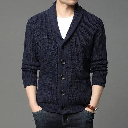 Heren Gebreide Cardigan
