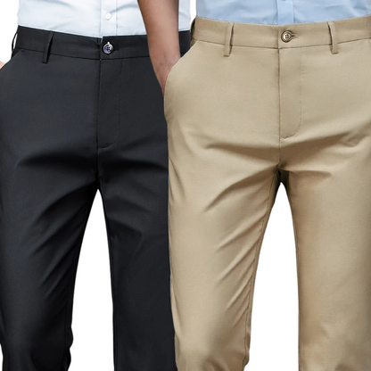 KOOP 1 EN KRIJG 2 | Klassieke Nette Broek Gentleman 2025 + Gratis Leren Nette Riem